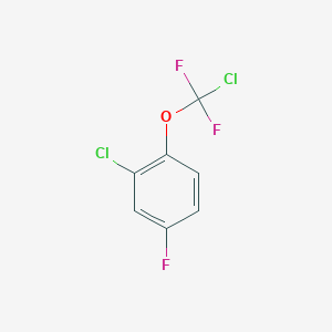 2-Chloro-1-[chloro(difluoro)-methoxy]-4-fluoro-benzene
