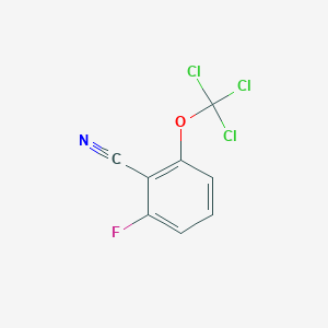 B1402150 2-Fluoro-6-(trichloromethoxy)benzonitrile CAS No. 1404194-80-4