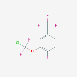 2-[Chloro(difluoro)methoxy]-1-fluoro-4-(trifluoromethyl)benzene