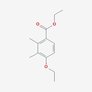 molecular formula C13H18O3 B14021586 Ethyl 4-ethoxy-2,3-dimethylbenzoate 