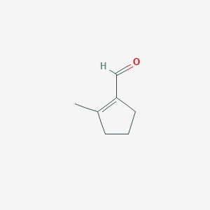 molecular formula C7H10O B14021635 2-Methylcyclopent-1-ene-1-carbaldehyde CAS No. 58548-41-7