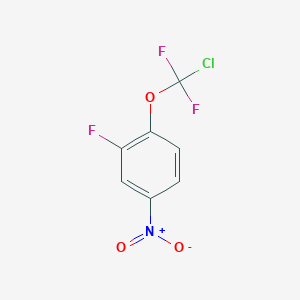 1-[Chloro(difluoro)methoxy]-2-fluoro-4-nitro-benzene