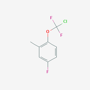 1-[Chloro(difluoro)methoxy]-4-fluoro-2-methyl-benzene
