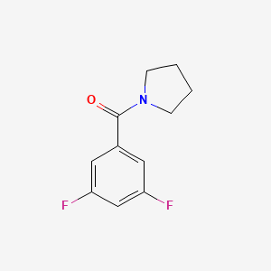 molecular formula C11H11F2NO B14021792 (3,5-Difluorophenyl)(pyrrolidin-1-yl)methanone 