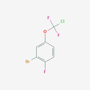 2-Bromo-4-[chloro(difluoro)-methoxy]-1-fluoro-benzene