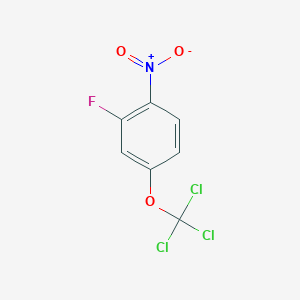 2-Fluoro-1-nitro-4-(trichloromethoxy)benzene