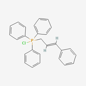 molecular formula C27H24ClP B14021837 Chloro(cinnamyl)triphenyl-L5-phosphane 