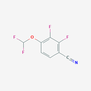 B1402187 4-(Difluoromethoxy)-2,3-difluoro-benzonitrile CAS No. 1404194-65-5
