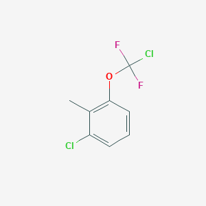 B1402196 1-Chloro-3-[chloro(difluoro)-methoxy]-2-methyl-benzene CAS No. 1404195-21-6