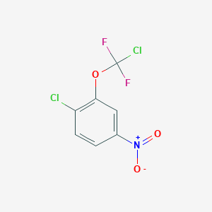 B1402200 1-Chloro-2-[chloro(difluoro)-methoxy]-4-nitro-benzene CAS No. 1417569-58-4