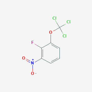 B1402204 2-Fluoro-1-nitro-3-(trichloromethoxy)benzene CAS No. 1404193-50-5