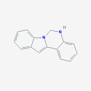 molecular formula C15H12N2 B140221 5,6-Dihydroindolo[1,2-c]quinazoline CAS No. 159021-55-3