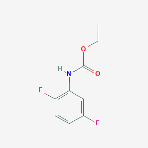 molecular formula C9H9F2NO2 B14022180 ethyl N-(2,5-difluorophenyl)carbamate CAS No. 2145-86-0