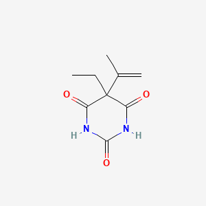 molecular formula C9H12N2O3 B14022307 Barbituric acid, 5-ethyl-5-isopropenyl- CAS No. 66968-60-3
