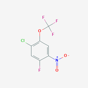 1-Chloro-5-fluoro-4-nitro-2-(trifluoromethoxy)benzene