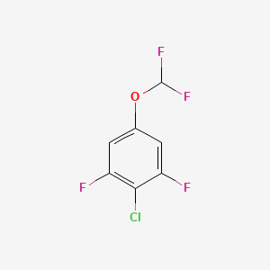 2-Chloro-5-(difluoromethoxy)-1,3-difluorobenzene