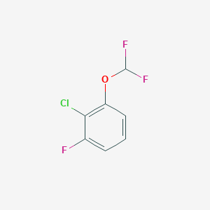 2-Chloro-1-(difluoromethoxy)-3-fluoro-benzene