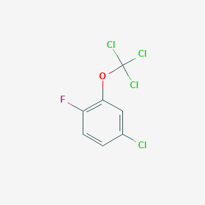 B1402243 4-Chloro-1-fluoro-2-(trichloromethoxy)benzene CAS No. 1404193-61-8