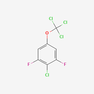 2-Chloro-1,3-difluoro-5-(trichloromethoxy)benzene