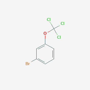 molecular formula C7H4BrCl3O B1402248 1-Bromo-3-(trichloromethoxy)benzene CAS No. 1404193-84-5