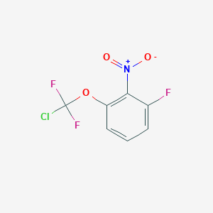 1-[Chloro(difluoro)methoxy]-3-fluoro-2-nitro-benzene