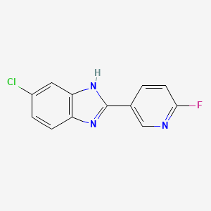 5-chloro-2-(6-fluoropyridin-3-yl)-1H-benzo[d]imidazole