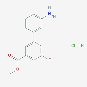 Methyl 3'-amino-5-fluoro-[1,1'-biphenyl]-3-carboxylate hydrochloride