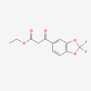 Ethyl 3-(2,2-difluorobenzo[d][1,3]dioxol-5-yl)-3-oxopropanoate