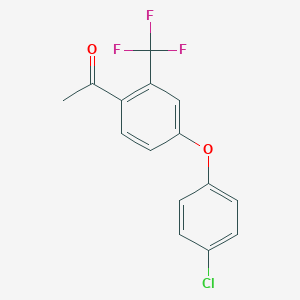 1-[4-(4-Chloro-phenoxy)-2-trifluoromethyl-phenyl]-ethanone