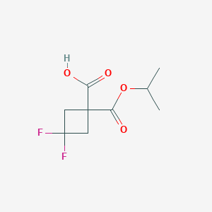 3,3-Difluoro-1-(isopropoxycarbonyl)cyclobutanecarboxylic acid