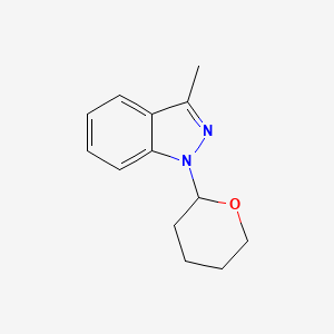 molecular formula C13H16N2O B1402363 3-Methyl-1-(oxan-2-yl)indazole CAS No. 1337881-81-8