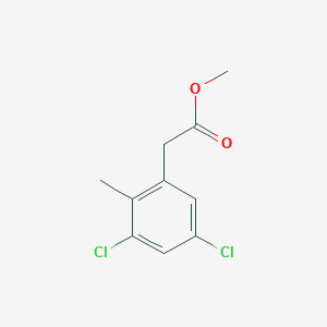 molecular formula C10H10Cl2O2 B1402366 Methyl 3,5-dichloro-2-methylphenylacetate CAS No. 1806304-71-1