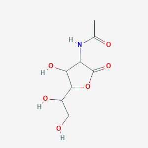 N-[(3S,4R,5S)-5-[(1R)-1,2-dihydroxyethyl]-4-hydroxy-2-oxooxolan-3-yl]acetamide