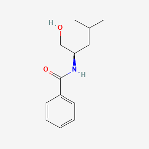 molecular formula C13H19NO2 B14024141 N-[(2R)-1-hydroxy-4-methylpentan-2-yl]benzamide 