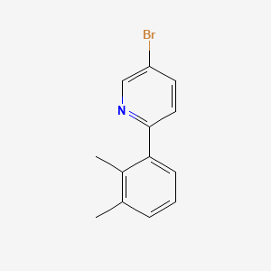 molecular formula C13H12BrN B14024384 5-Bromo-2-(2,3-dimethylphenyl)pyridine 