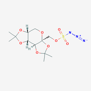 molecular formula C12H19N3O8S B140248 Topiramate Azidosulfate CAS No. 106881-35-0
