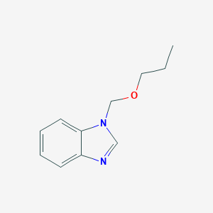 molecular formula C11H14N2O B140249 1-(Propoxymethyl)benzimidazole CAS No. 154387-90-3