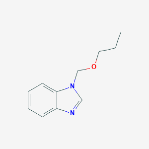 molecular formula C11H14N2O B140249 1-(propoxymethyl)-1H-benzo[d]imidazole CAS No. 154387-90-3