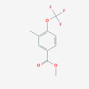 molecular formula C10H9F3O3 B14025061 Methyl 3-methyl-4-(trifluoromethoxy)benzoate 