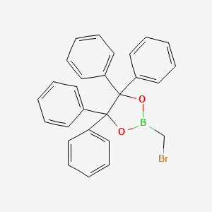 molecular formula C27H22BBrO2 B14025124 2-(Bromomethyl)-4,4,5,5-tetraphenyl-1,3,2-dioxaborolane 