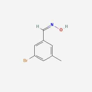 molecular formula C8H8BrNO B14025159 (NZ)-N-[(3-bromo-5-methylphenyl)methylidene]hydroxylamine 