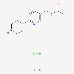 N-(1',2',3',4',5',6'-Hexahydro-[2,4']bipyridinyl-5-ylmethyl)-acetamide dihydrochloride