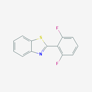 molecular formula C13H7F2NS B140257 2-(2,6-Difluorophenyl)-1,3-benzothiazole CAS No. 152993-87-8