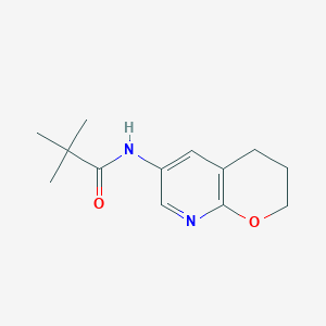 N-(3,4-Dihydro-2H-pyrano[2,3-b]pyridin-6-yl)pivalamide