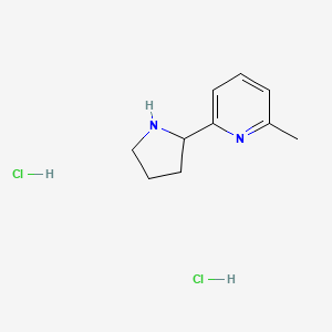 2-Methyl-6-(pyrrolidin-2-yl)pyridine dihydrochloride