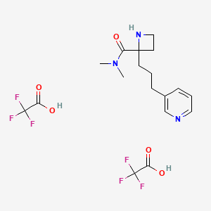 2-(3-Pyridin-3-yl-propyl)-azetidine-2-carboxylic aciddimethylamide di(trifluoroacetic acid salt)