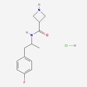 molecular formula C13H18ClFN2O B1402592 N-(1-(4-Fluorophenyl)propan-2-yl)azetidine-3-carboxamide hydrochloride CAS No. 1361111-33-2