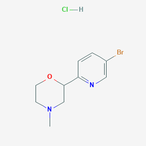 2-(5-Bromopyridin-2-yl)-4-methylmorpholine hydrochloride