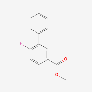 molecular formula C14H11FO2 B14025941 Methyl 6-fluoro-[1,1'-biphenyl]-3-carboxylate 