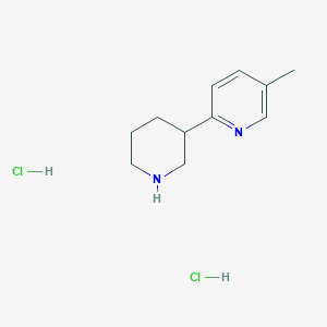 5-Methyl-1',2',3',4',5',6'-hexahydro-[2,3']bipyridinyl dihydrochloride